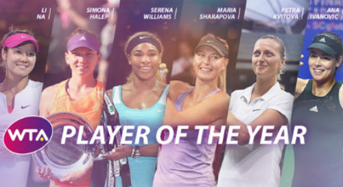 WTA назвала номинантов на звание Теннисистки года