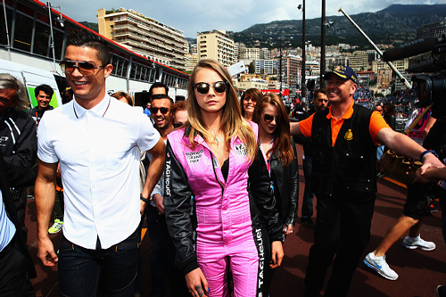 Криштиану Роналду посетил Гран-при Монако