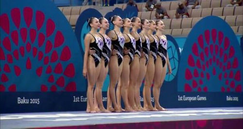Команда Украины по синхронному плаванию - третья в комбинации!