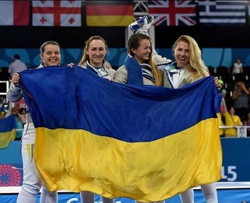 Украинские фехтовальщицы — чемпионки Европейских игр в Баку!