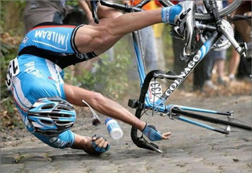 Страшная авария на 3-м этапе Тур де Франс