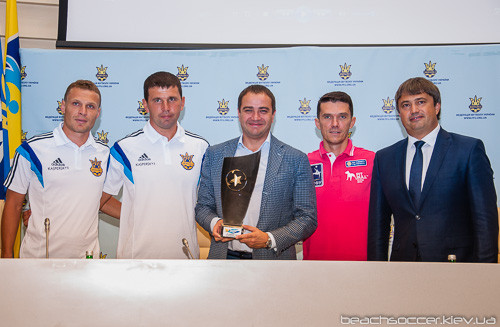 Андрій Павелко привітав збірну України з пляжного футболу