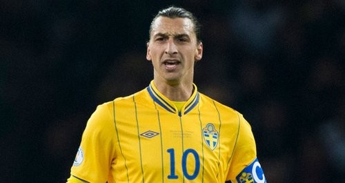 Ибрагимович забил классный гол на тренировке сборной Швеции