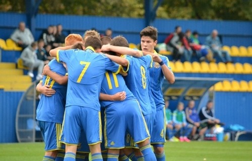 Сборная Украины U-17 разгромила Латвию