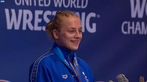 Украинка Оксана Гергель стала чемпионкой мира по борьбе