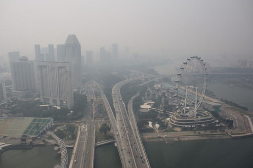 Ситуация со смогом в Сингапуре улучшается