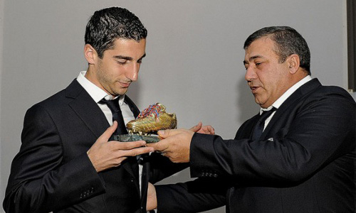 Генрих Мхитарян в пятый раз стал лучшим футболистом Армении