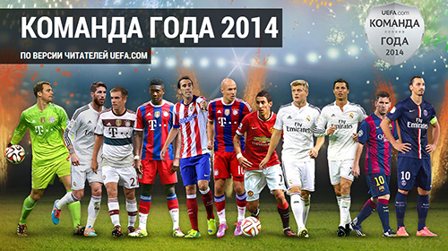 УЕФА назвала команду 2014-го года