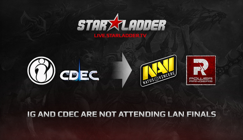 Китайцы не приедут на LAN-финалы StarLadder