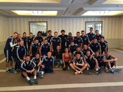 Динамо в Испании: аэробика с красавицей инструктором