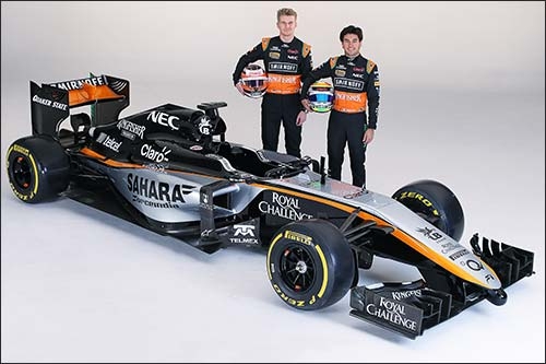 Force India представила новую раскраску машины
