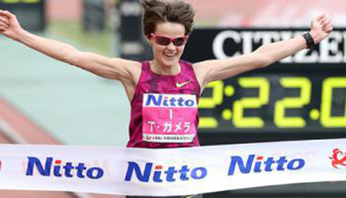 Татьяна Гамера-Шмырко в третий раз выиграла марафон в Осаке