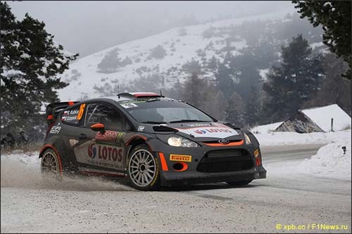 Роберт Кубица сошел с дистанции Rally Monte-Carlo