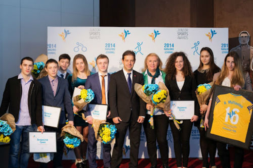 В Киеве наградили юных олимпийцев