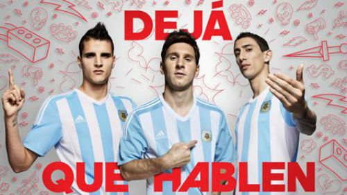 Аргентина представила форму на Кубок Америки-2015