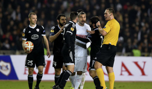 УЕФА оставил арбитров матча Карабах — Интер без наказания