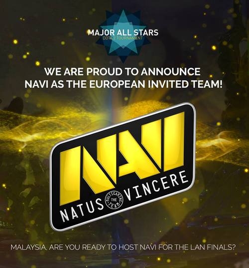 Natus Vincere приглашены на Major All Stars