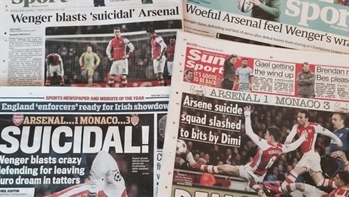Английские СМИ: «Игра Арсенала была суицидальной»