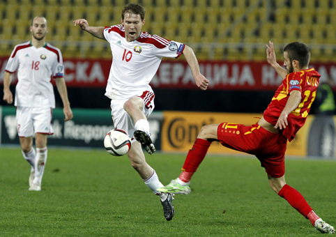 Македония – Белоруссия – 1:2. Видеообзор игры