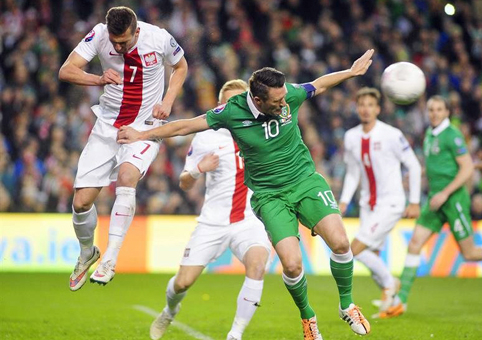 Ирландия – Польша – 1:1. Видеообзор игры