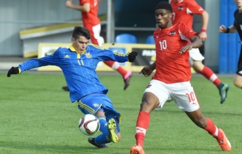Юношеская сборная Украины сыграла вничью с Австрией