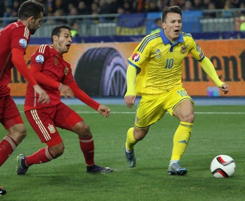 Сборная Украины сыграет в плей-офф отбора на Евро-2016