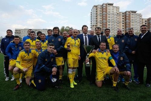 Сборная ветеранов Украины выиграла турнир в Вишневом