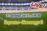 Карпаты — Металлург Запорожье. Видеотрансляция