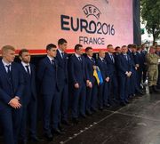 Сборную Украины торжественно проводили на Евро