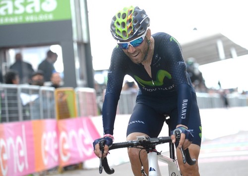 Первый подиум Алехандро Вальверде на этапе Джиро д'Италия