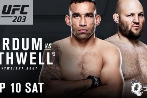 Фабрисио Вердум проведет бой с Беном Ротвеллом на UFC 203