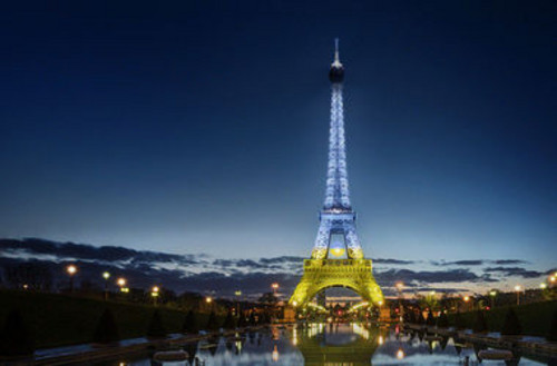 Пользователи twitter смогут менять подсветку Эйфелевой башни