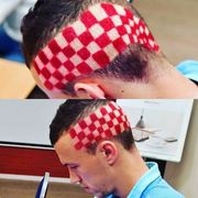 Иван Перишич покрасил волосы под цвет флага