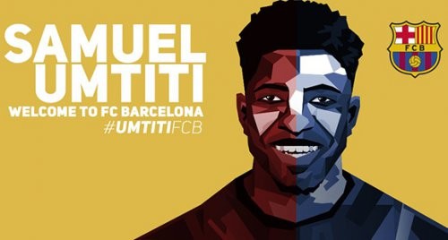 ОФИЦИАЛЬНО: Самюэль Умтити - игрок Барселоны