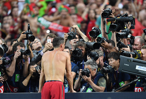 Роналду отжег в прямом эфире после финала Евро-2016