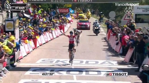 Завал Фрума и победа Де Гендта на 12-м этапе Тур де Франс