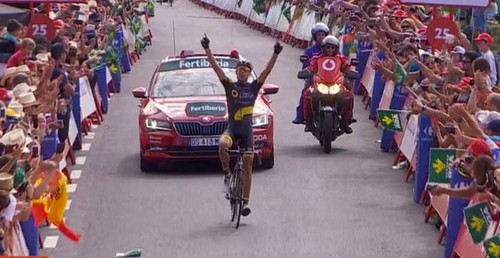 Лилиан Кальмежан - победитель 4-го этапа Вуэльты Испании-2016