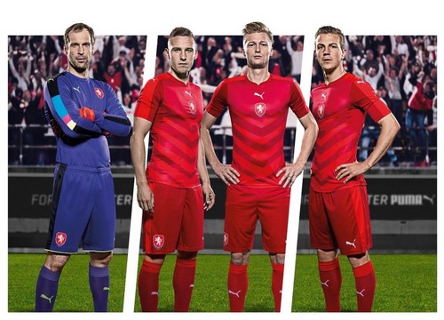 Сборная Чехии представила форму на Евро-2016