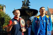 Александр Усик и Кшиштоф Гловацки встретились в Гданьске