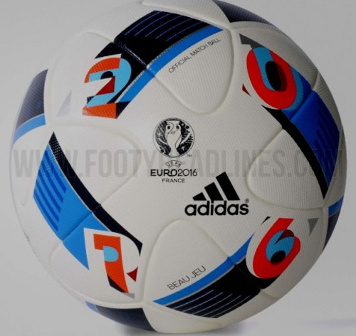 Опубликованы фото официального мяча Евро-2016