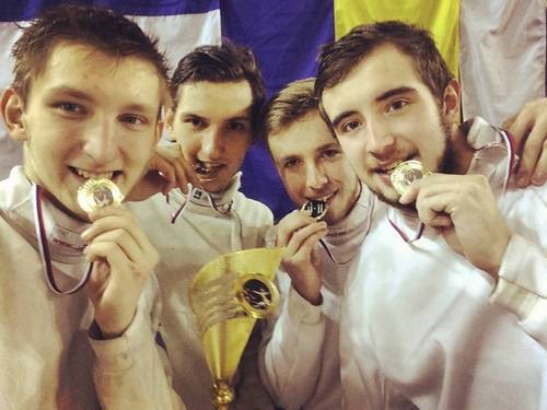 Украинские юниоры завоевали золото на этапе кубка мира