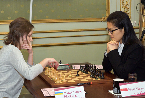 Вторая партия матча Мария Музычук – Хоу Ифань