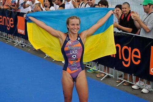 Украинка Юлия Елистратова стала второй на Кубке Европы по триатлону