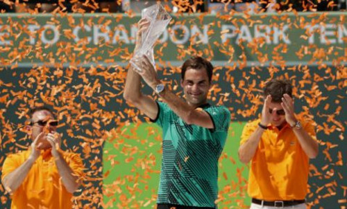 Федерер обыграл Надаля в финале Miami Open
