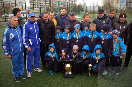 Как в Киеве Belanov Football League открывали