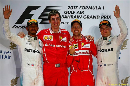 Себастьян Феттель одержал победу на Гран При Бахрейна