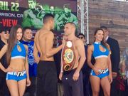 Бурсак и Рамирес прошли взвешивание