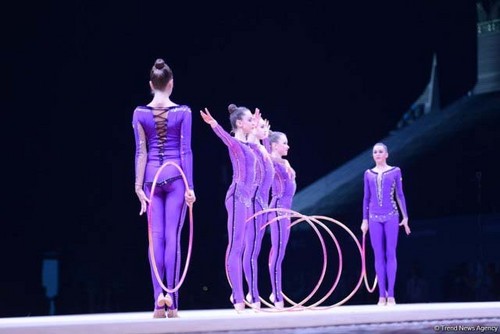 Украинские гимнастки – в тройке после первого вида в Баку