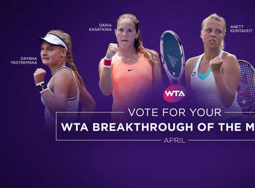 Даяна Ястремская претендует на звание Прорыв месяца WTA