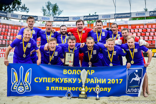 Артур Мьюзик — обладатель Суперкубка Украины по пляжному футболу